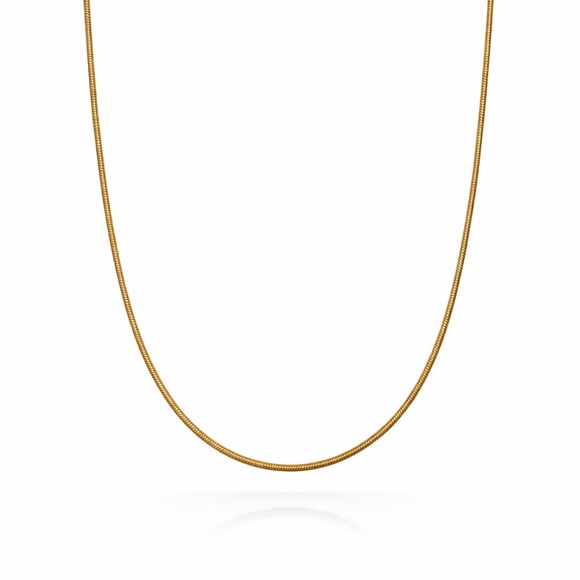 Venus and Vulcan Jewelry - 1mm | Gold | Stainless Steel | Snake Rope Link Chain